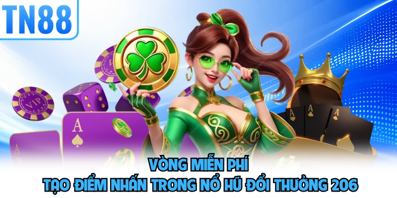 Vòng miễn phí tạo điểm nhấn trong nổ hũ đổi thưởng 206